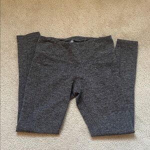 Champion Gray & White Heathered Leggings with Pockets